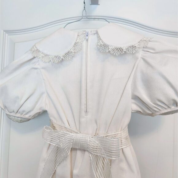 Rare Editions Flower Girl, 1st Communion Dress Sz 6 White - Picture 5 of 7